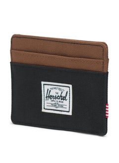 Herschel Charlie RFID Card Case Black/Saddle Brown  - Image 3