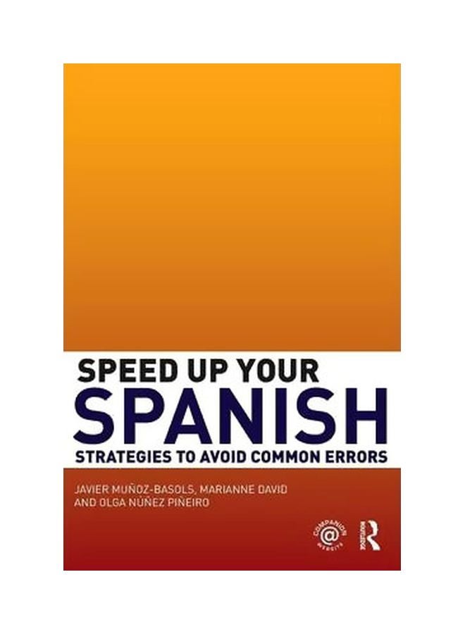 null - Speed Up Your Spanish:Strategies To Avoid Common Errors paperback english - 30/Oct/09 - Image 1