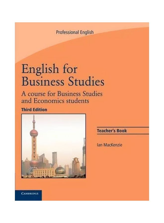 English For Business Studies Teacher's Book paperback english - 1/May/10