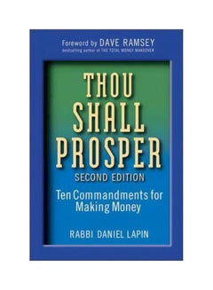 Thou Shall Prosper : Ten Commandments For Making Money Hardcover English by Daniel Lapin - 40112