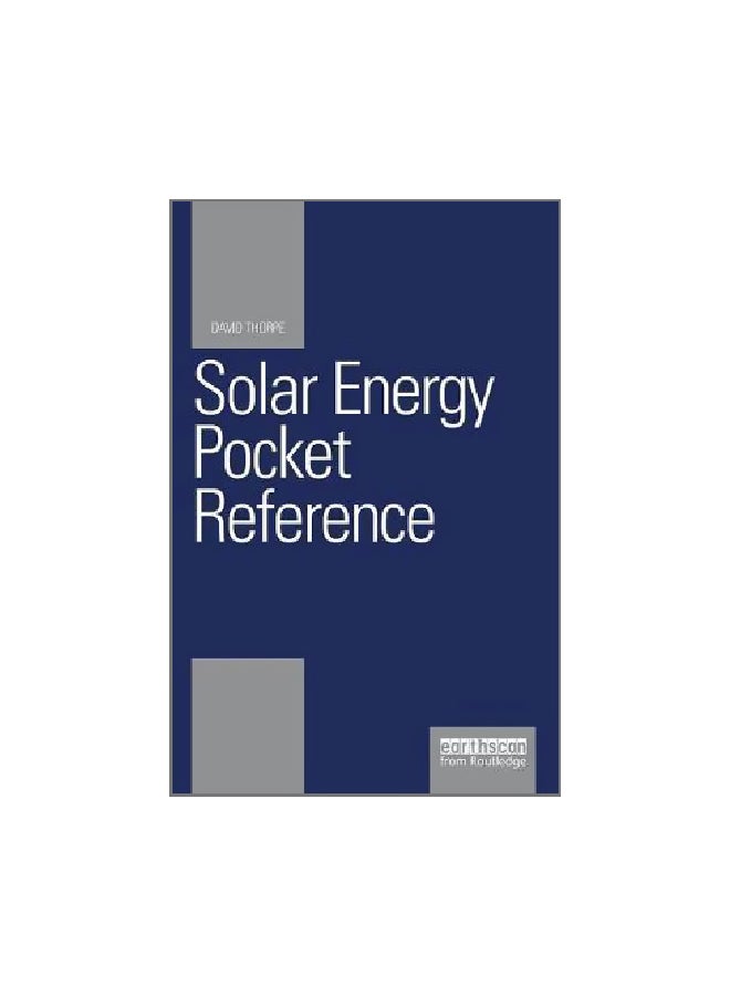 Solar Energy Pocket Reference paperback english - 1/Apr/18
