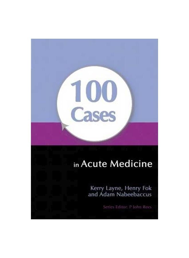 100 Cases In Acute Medicine Paperback English by Kerry Layne - 29/Jun/12