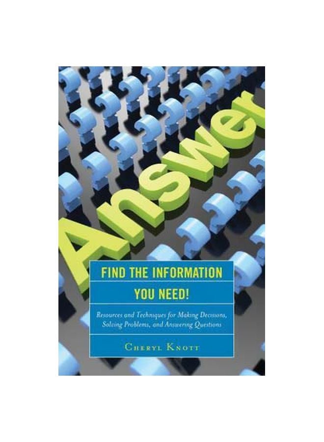 Find The Information You Need! paperback english - 30/Apr/16
