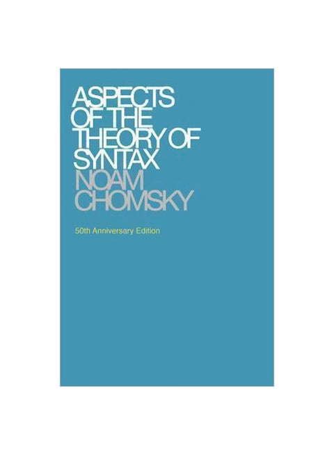 Aspects Of The Theory Of Syntax Paperback English by Noam Chomsky - 1/Jul/15
