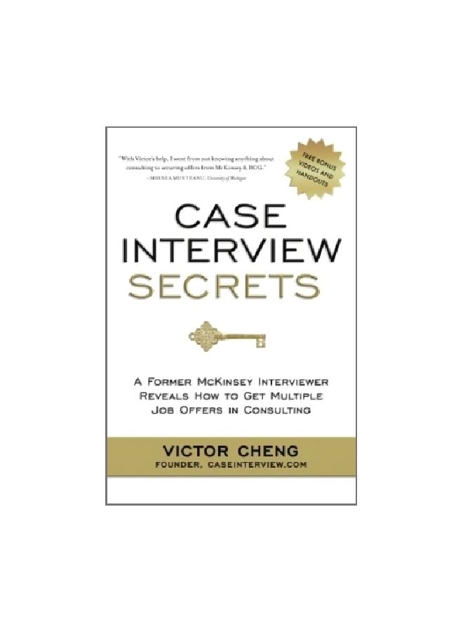 null - Case Interview Secrets Paperback English by Victor Cheng - 41019 - Image 1