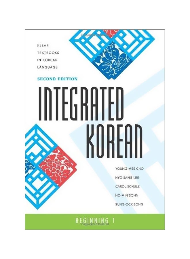 Integrated Korean: Beginning 1 Book paperback english - 30/Dec/09