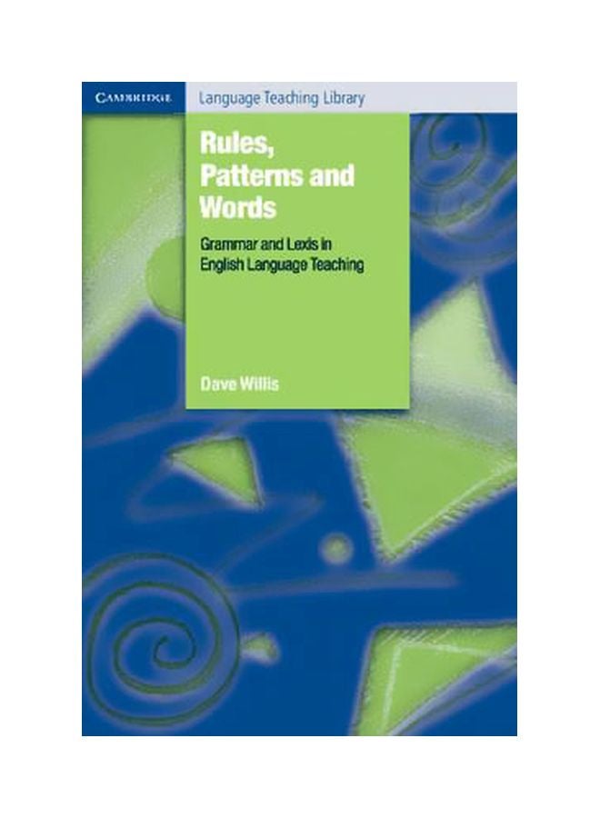 Cambridge Language Teaching Library: Rules, Patterns And Words paperback english - 9/Mar/11