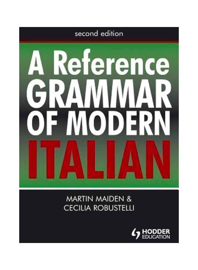 A Reference Grammar Of Modern Italian paperback english - 1/Jun/09 