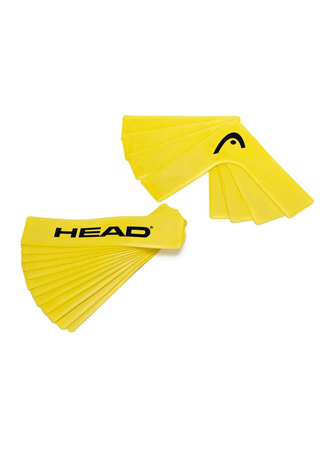 هيد مجموعة خطوط لتحديد ملعب التنس مكونة من 12 قطعة مع 4 زوايا