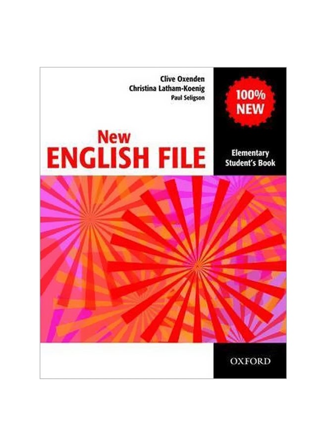 New English File: Elementary Student's Book Paperback English by Clive Oxenden - 38961