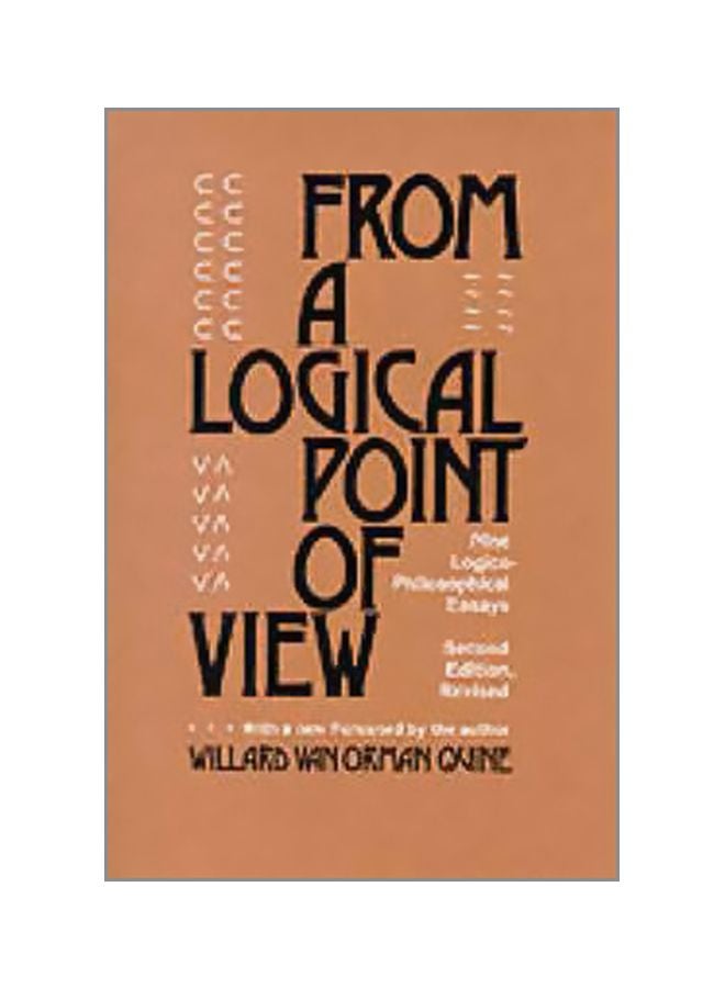 From A Logical Point Of View paperback english - 1/Jul/80