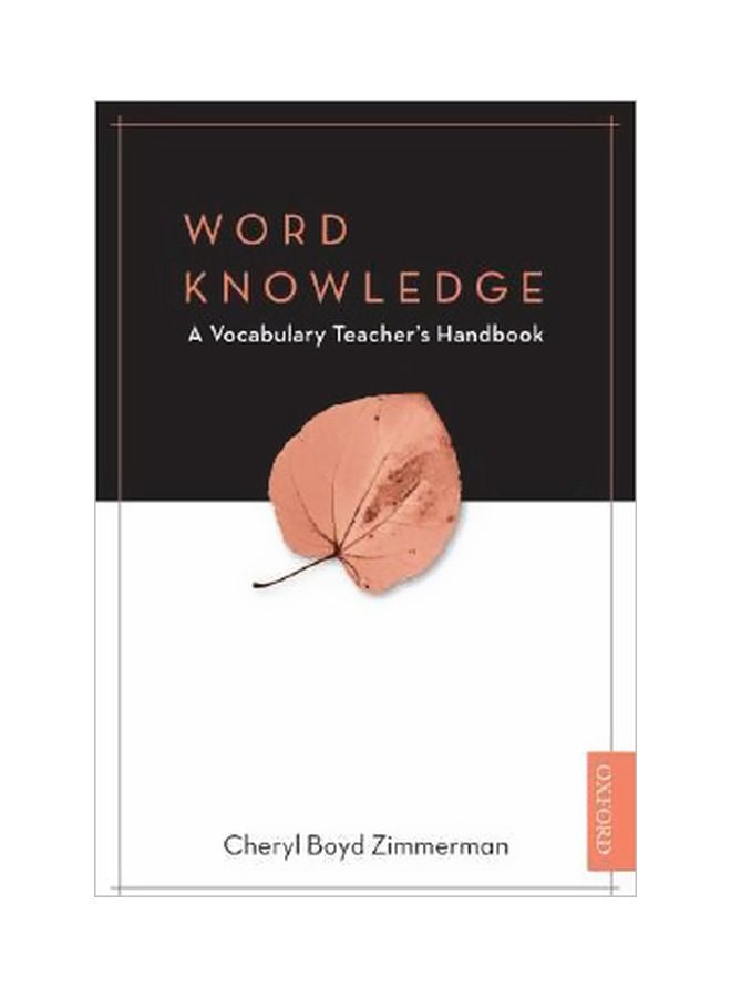 Word Knowledge: The Vocabulary Teacher's Handbook paperback english - 1/Mar/08 
