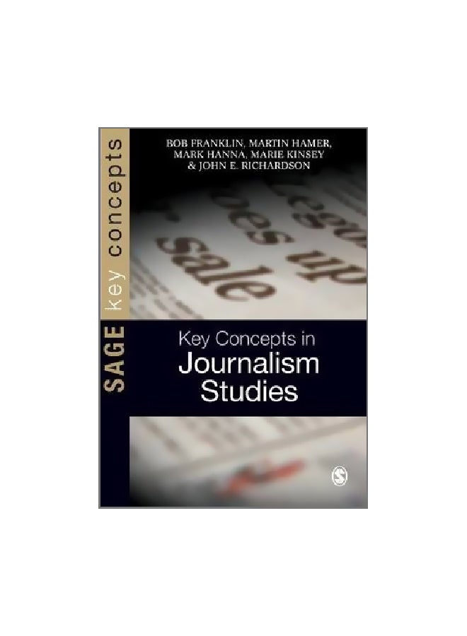Key Concepts In Journalism Studies paperback english - 3/Oct/05 