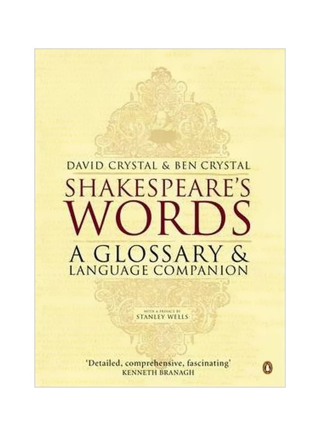 Shakespeare's Words: A Glossary And Language Companion Paperback English by David Crystal - 27/Dec/03 