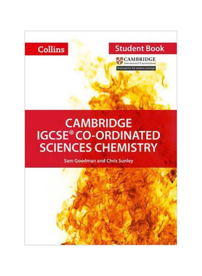 Cambridge IGCSE Co-ordinated Sciences Chemistry Paperback English by Chris Sunley - 1/Jun/17 