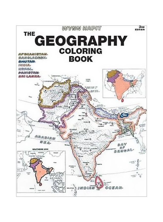 Geography Coloring Book Paperback English by Wynn Kapit - 21/Oct/02