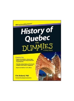 History Of Quebec For Dummies Paperback English by Eric Bedard - 2/Jul/13
