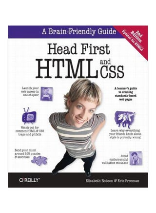 Head First HTML And CSS : A Learner's Guide To Creating Standards-based Web Pages paperback english - 1/Sep/15 - v1562314267/N27495465A_1