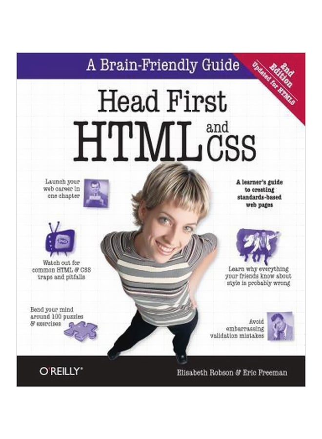 Head First HTML And CSS : A Learner's Guide To Creating Standards-based Web Pages paperback english - 1/Sep/15
