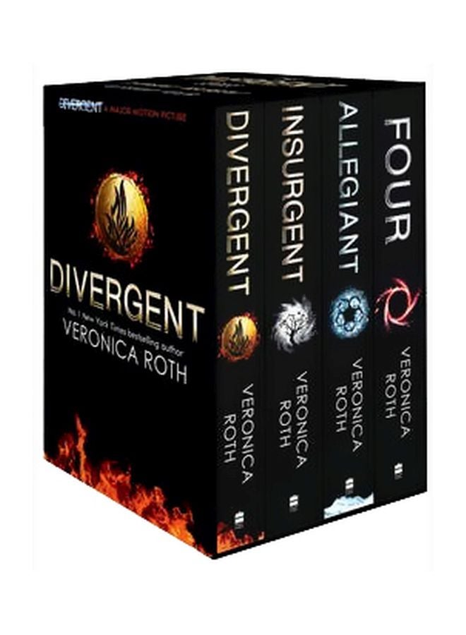 Divergent Series 4 In 1 Box Set Paperback English by Veronica Roth - 43009 