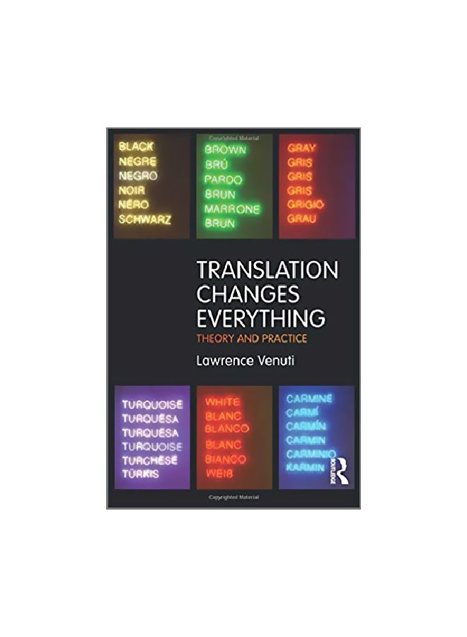 Translation Changes Everything: Theory And Practice paperback english - 24/Jan/13 