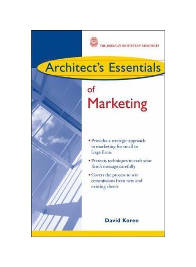 Architect's Essentials of Marketing paperback english - 17/Sep/04 