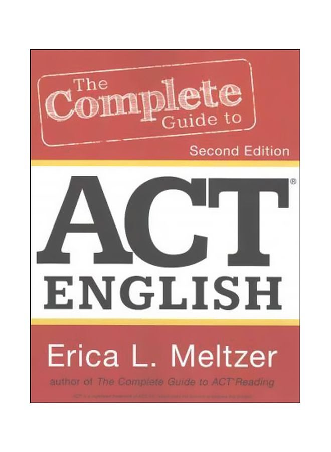 The Complete Guide To ACT English paperback english - 30/Aug/15
