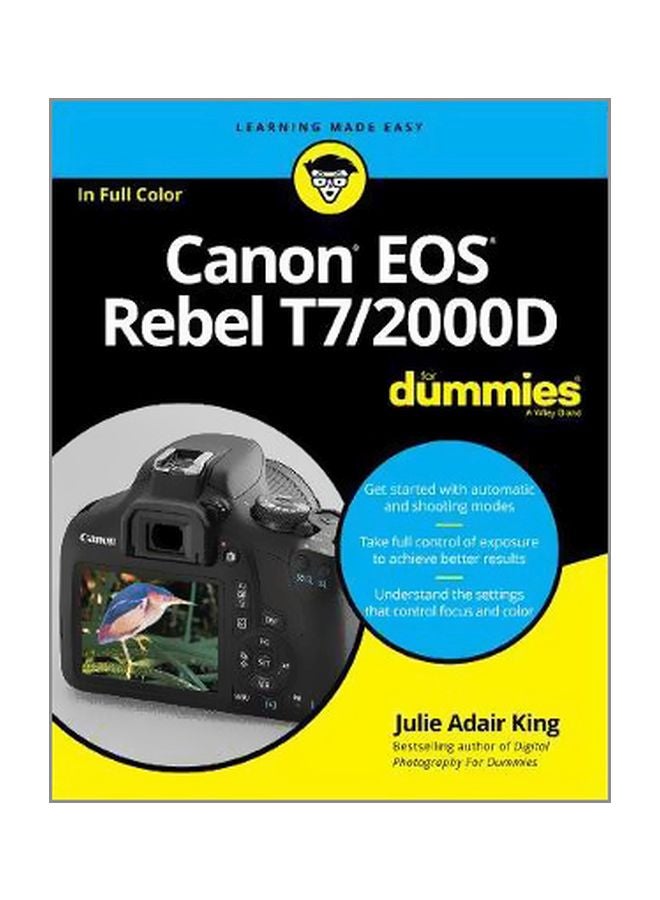 Canon EOS Rebel T7/2000D For Dummies paperback english - 5/Oct/18