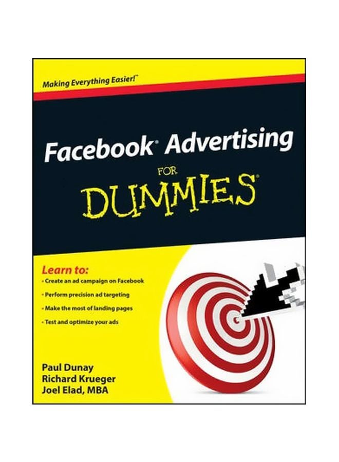 Facebook Advertising For Dummies Paperback English by Paul Dunay - 9/May/13 