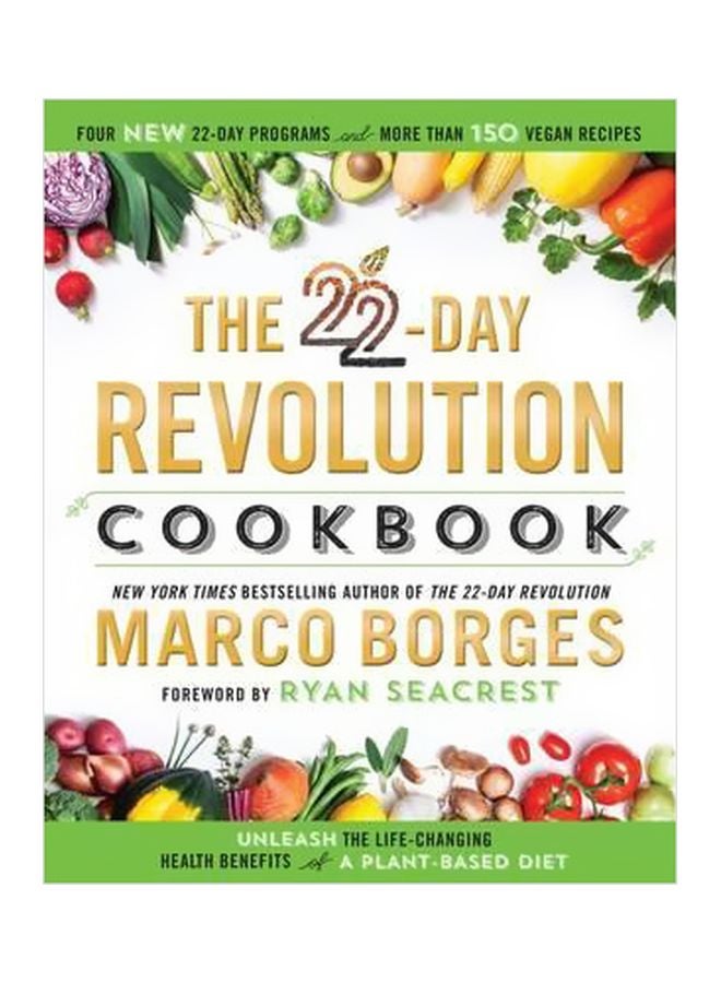 The 22-Day Revolution Cookbook Hardcover English by Marco Borges - 20/Sep/16 