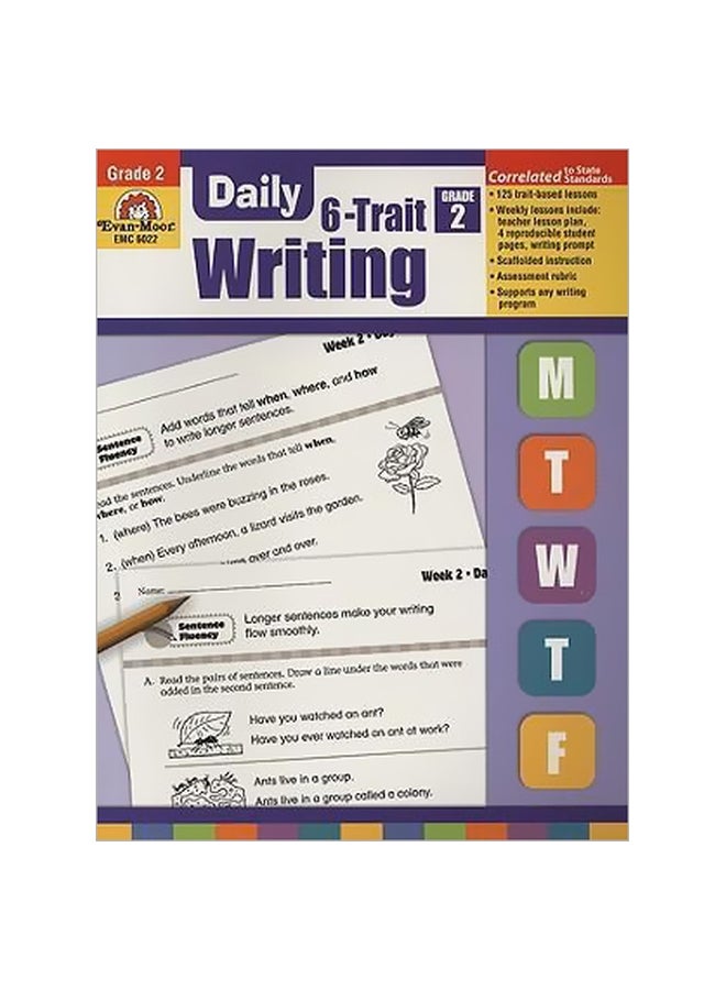 كتابة يومية مكونة من 6 سمات للصف الثاني