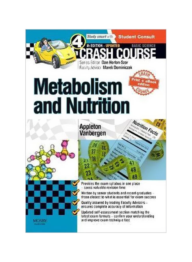 Crash Course - Metabolism And Nutrition Paperback English by Amber Appleton - 20/Feb/15