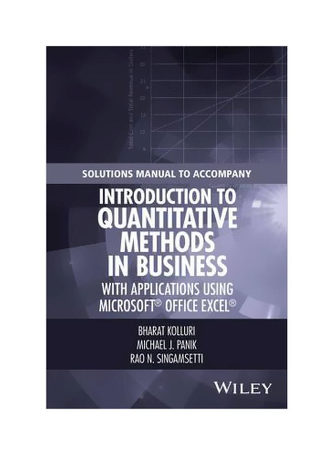 Solutions Manual To Accompany Introduction To Quantitative Methods In Business paperback english - 27/Sep/16 
