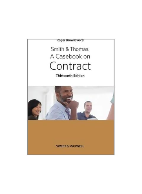 Smith And Thomas: A Casebook On Contract paperback english - 21/May/15