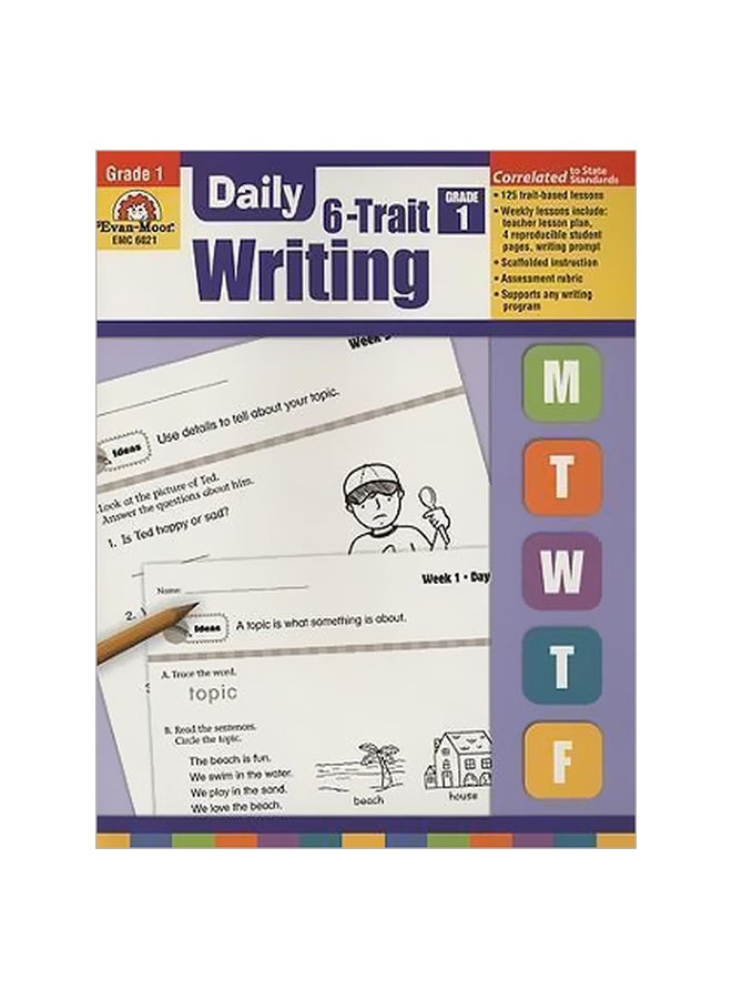 Daily 6-Trait Writing Grade 1 Paperback English by Evan-Moor Educational Publishers - 1/Sep/08