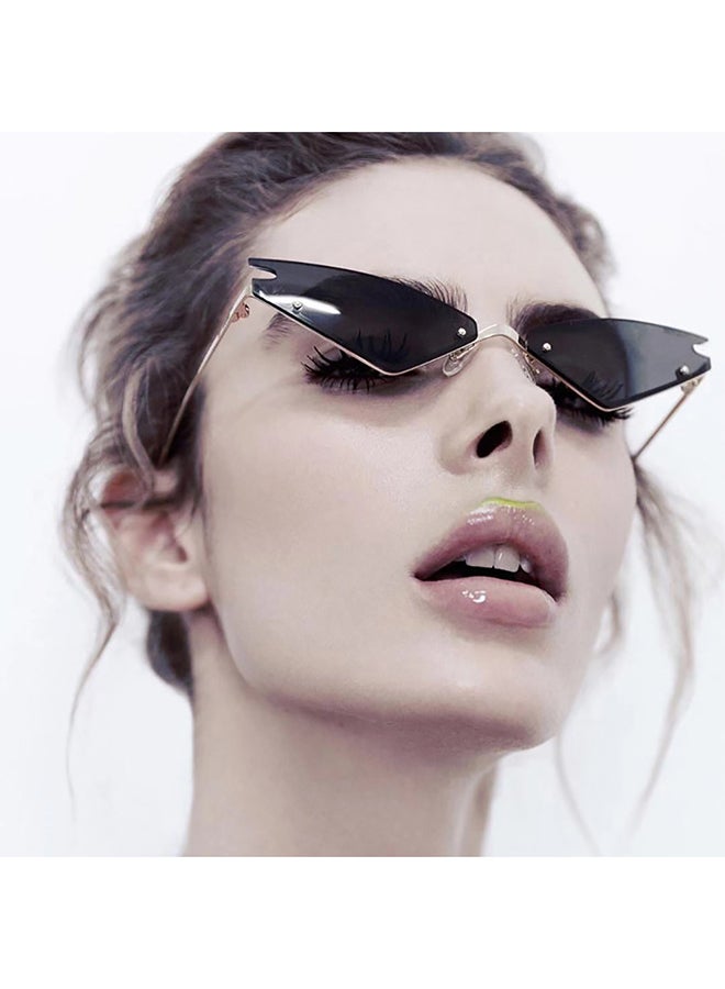 شاربدو نظارة شمسية بإطار على شكل عين القطة وعدسات واقية من الأشعة فوق البنفسجية للنساء - Image 5