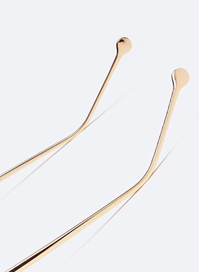 شاربدو نظارة شمسيّة مستطيلة الشكل بعدسات واقية من الأشعة فوق البنفسجية للنساء - Image 3