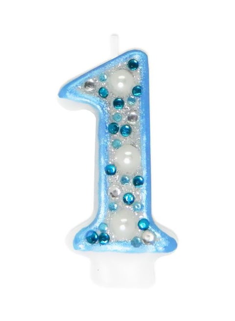 Numerical 1 Shaped Candle BDWB