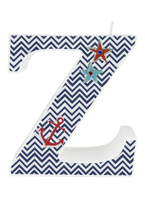 Alphabetic Initial Z Shaped Candle HSBW