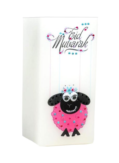 Eid Mubarak Studded Candle