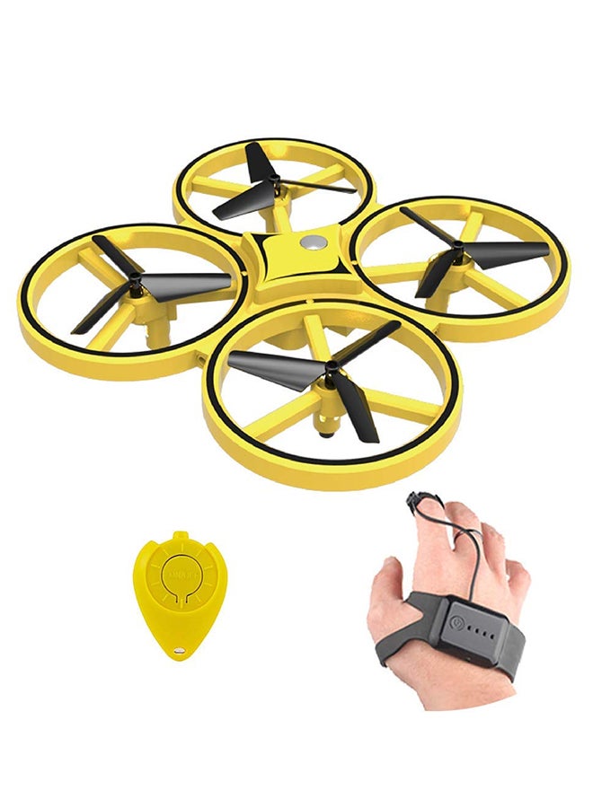Mini Infrared Induction Hand Control RC Training Drone 18cm  - Image 4