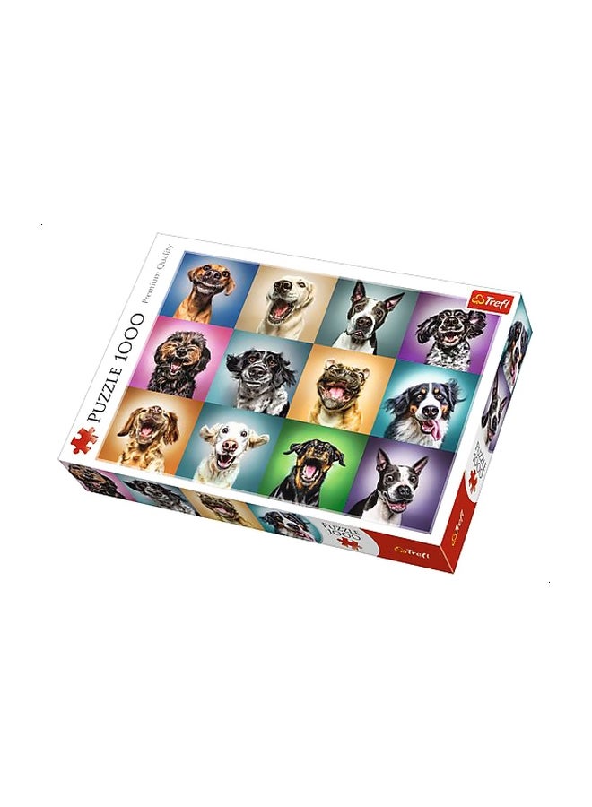 Trefl 1000-Piece Funny Dog Portraits Jigsaw Puzzle