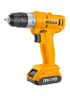 INGCO Heavy Duty Reversible Cordless Drill Yellow/Black 