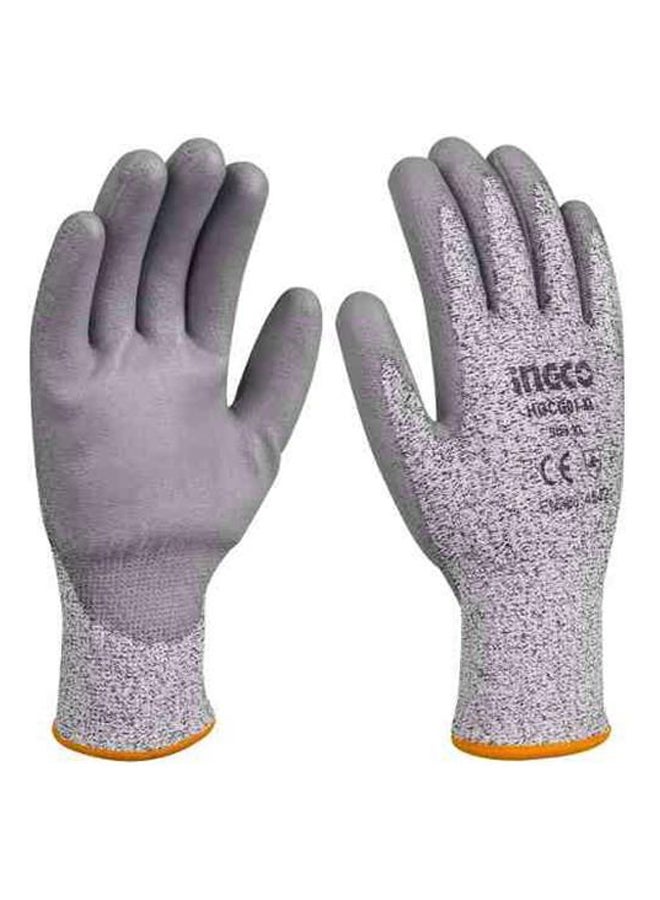 INGCO Cut-Resistance Gloves Grey/White XL