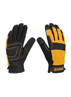 INGCO Mechanic Gloves Orange/Black XL  - Image 2
