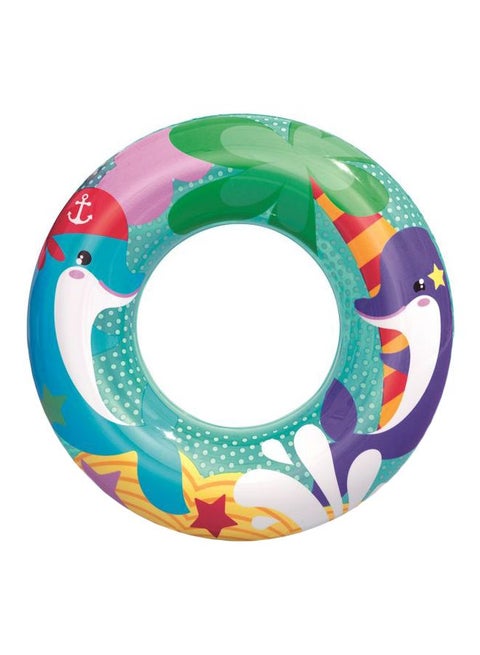 Dolphin Printed Inflatable Swim Ring 36113 51cm