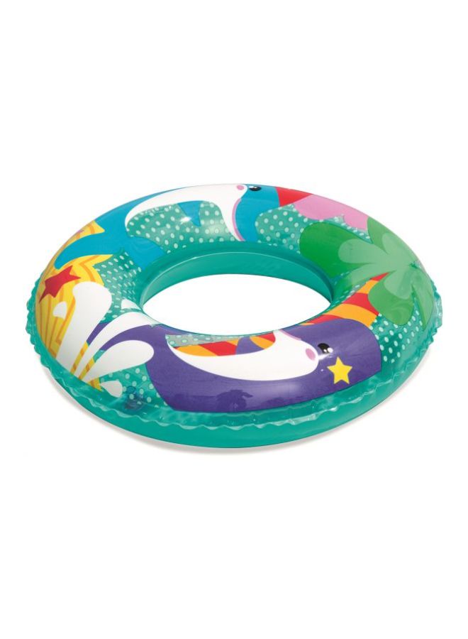 Bestway - Dolphin Printed Inflatable Swim Ring 36113 51cm - Image 1