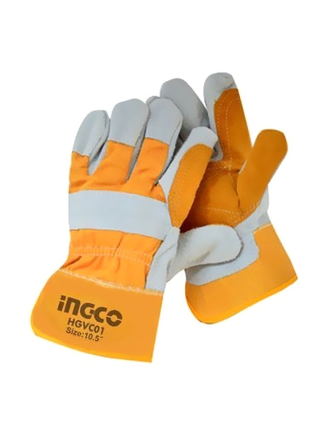 INGCO Heat Resistant Gloves Yellow/Grey  - Image 1
