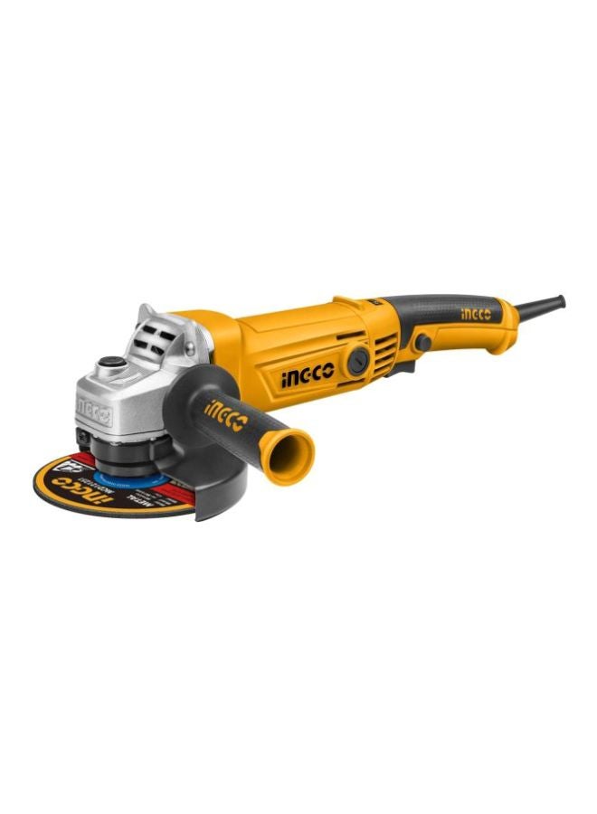 INGCO Heavy Duty Angel grinder Silver/Black/Yellow 5inch - Image 1