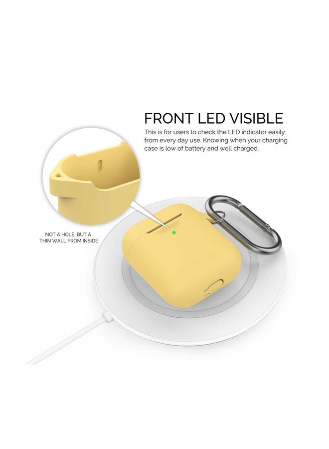 Ahastyle Silicone Case Cover For Apple AirPods Yellow - Image 2